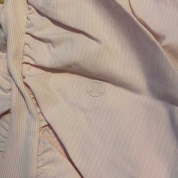 Lululemon light Pink lined studio track Pants - Picture 5 of 6